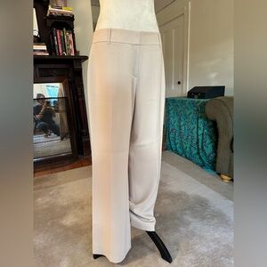 J. Crew Wool Business Trousers. Cream. Size 10.